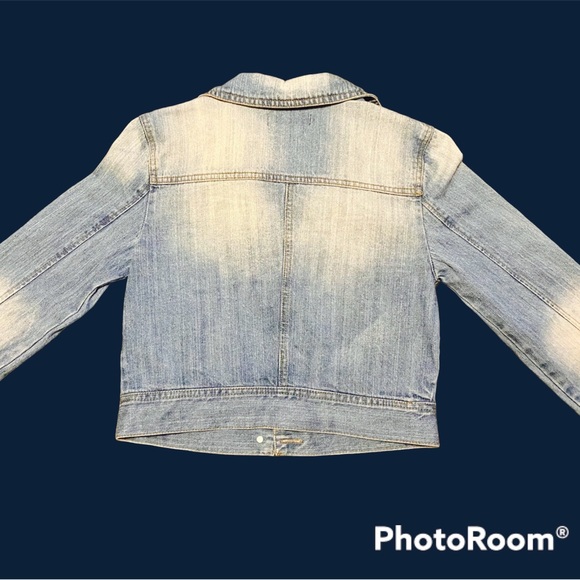 🔥SALE🔥 Adorable and versatile Highway Jeans cropped DENIM JACKET. Size S - Picture 12 of 13